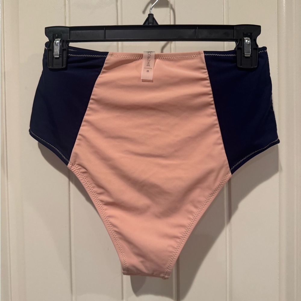 CUPSHE NWT Lost In The Dream High Waist Colorblock Bikini set Womens Size M - Picture 2 of 12